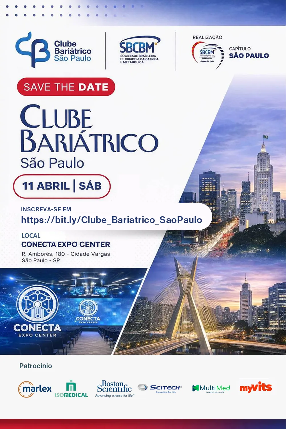 Logotipo da Sociedade Brasileira de Cirurgia Bariátrica e Metabólica