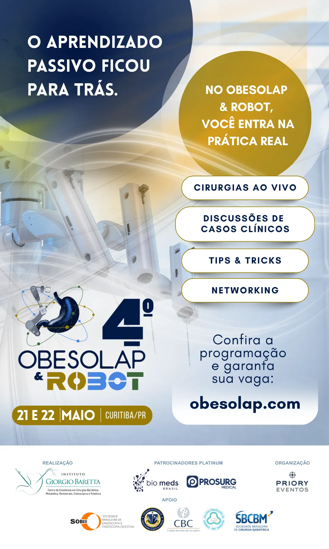 Logotipo da Sociedade Brasileira de Cirurgia Bariátrica e Metabólica