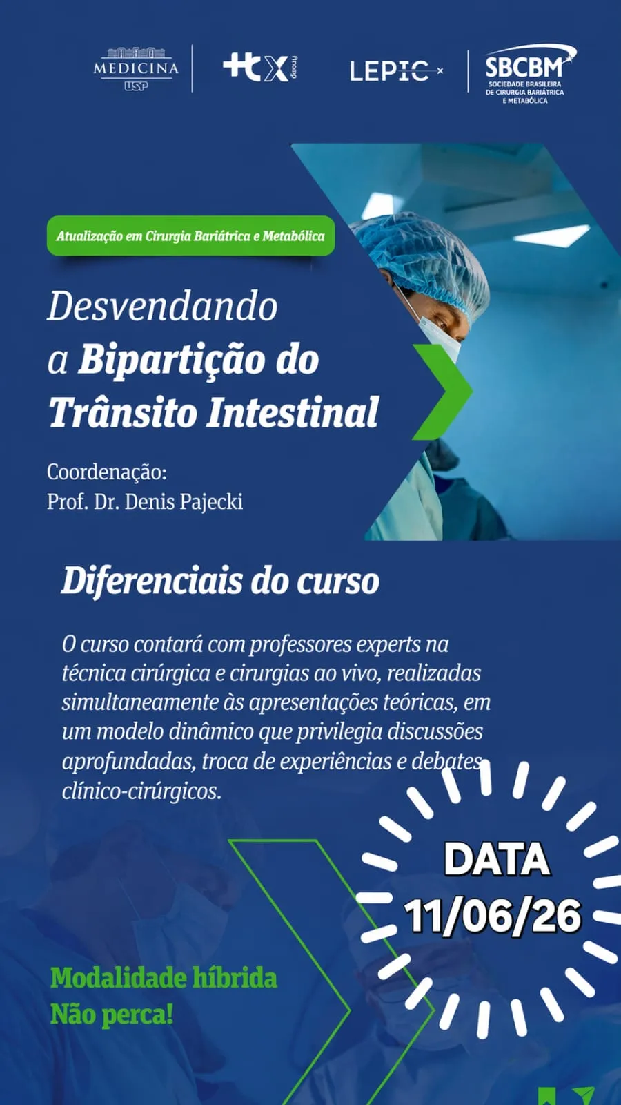 Logotipo da Sociedade Brasileira de Cirurgia Bariátrica e Metabólica