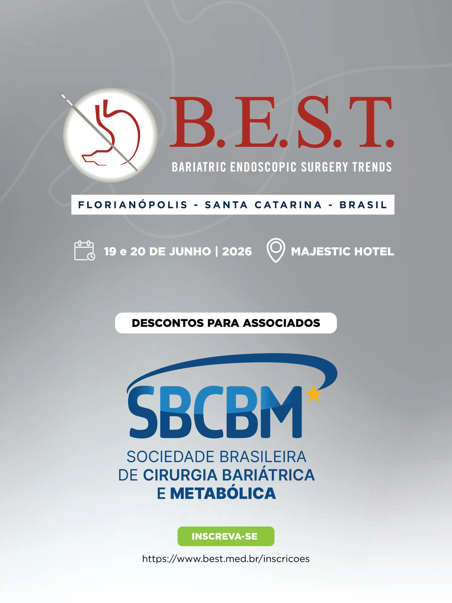 Logotipo da Sociedade Brasileira de Cirurgia Bariátrica e Metabólica