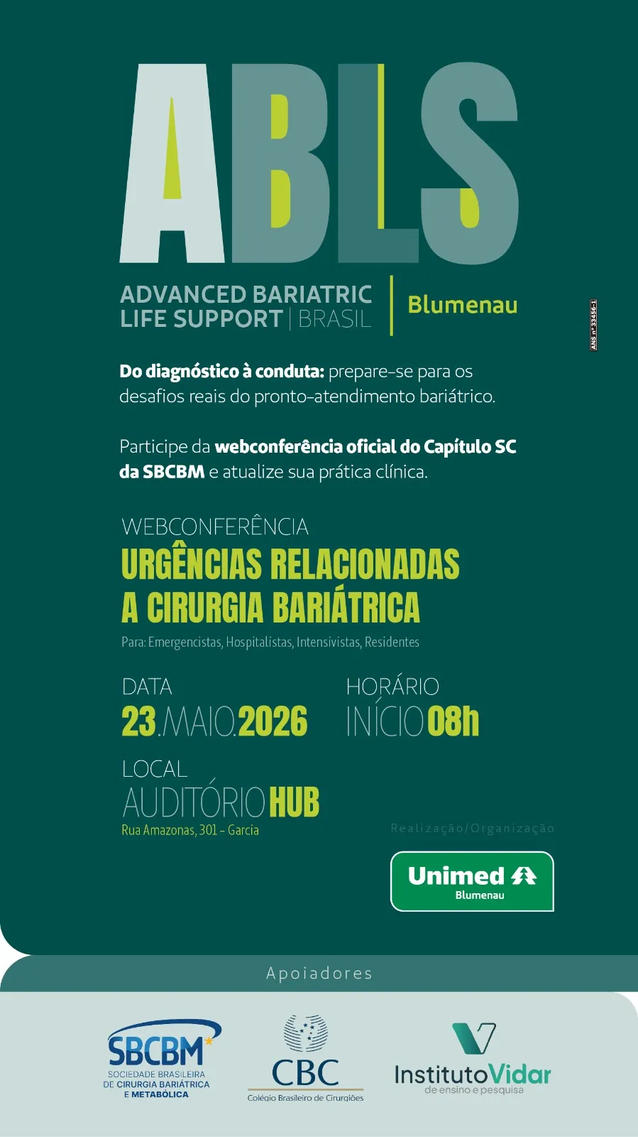 Logotipo da Sociedade Brasileira de Cirurgia Bariátrica e Metabólica