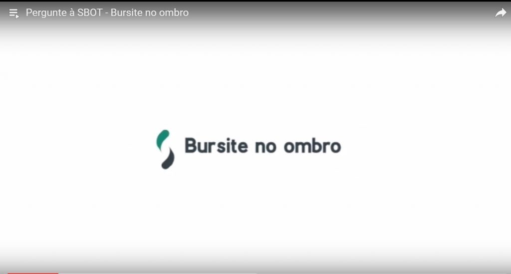 Pergunte à SBOT: bursite no ombro