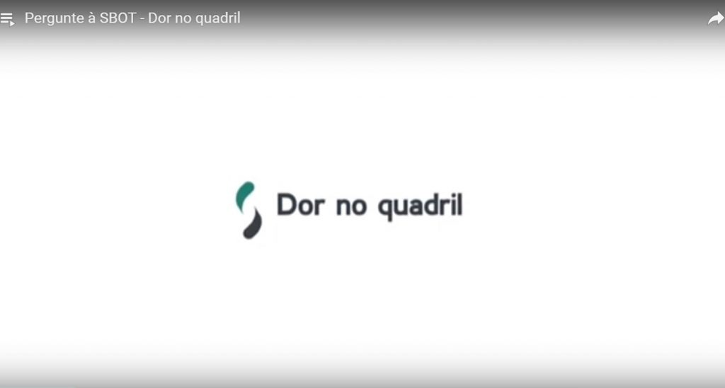 Pergunte à SBOT: dor no quadril