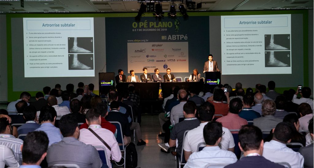 Curso O Pé Plano reúne 400 participantes e palestrantes internacionais