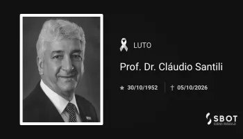 Nota de pesar: Prof. Dr. Cláudio Santili