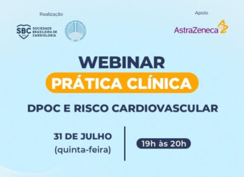 SBPT realizará webinar para discutir DPOC e risco cardiovascular com casos clínicos interativos
