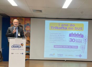 SBPT participa de celebração que marca o primeiro ano da incorporação do Trikafta ao SUS