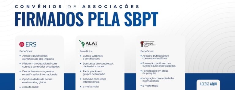 Parcerias internacionais ampliam horizontes para associados da SBPT