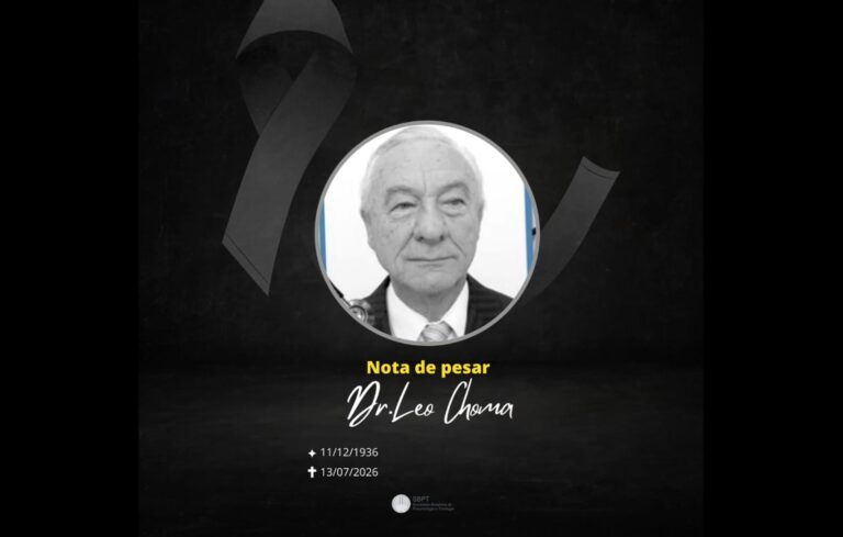 SBPT lamenta o falecimento do Dr. Leo Choma, ex-vice-presidente da Sociedade