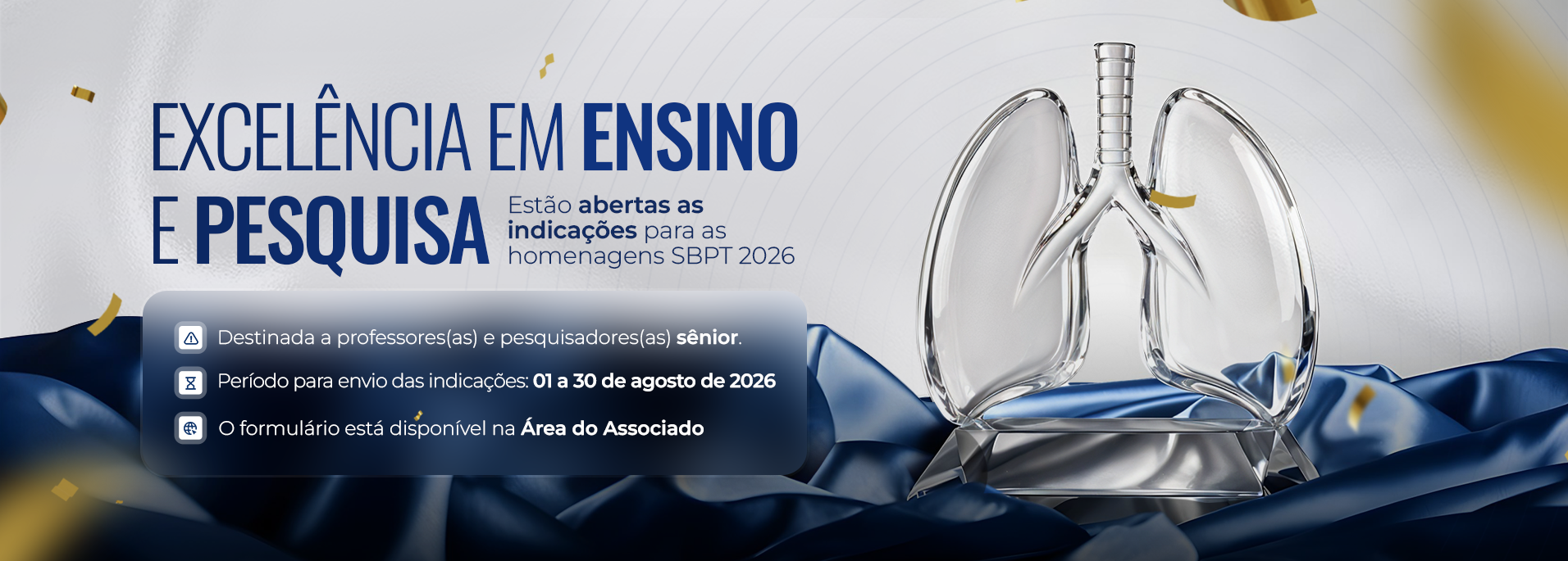 SBPT 2026 - Excelência em Ensino e Pesquisa