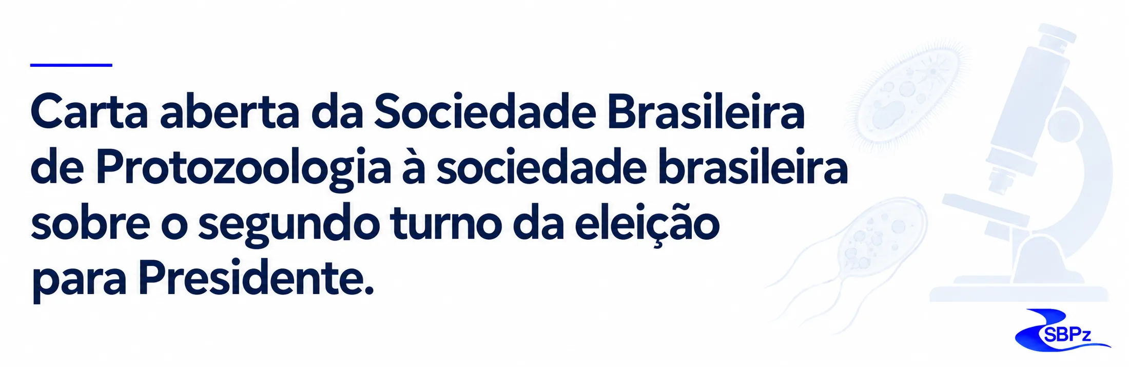 Banner institucional de protozoologia